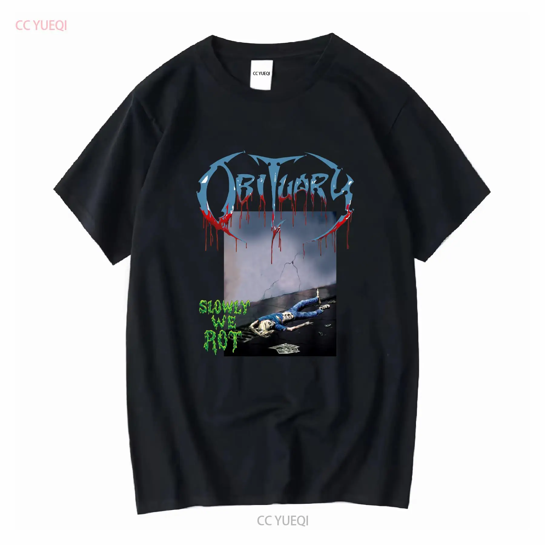 Vintage Fashion Obituaries - Obituary Slowly We Rot T-Shirt im