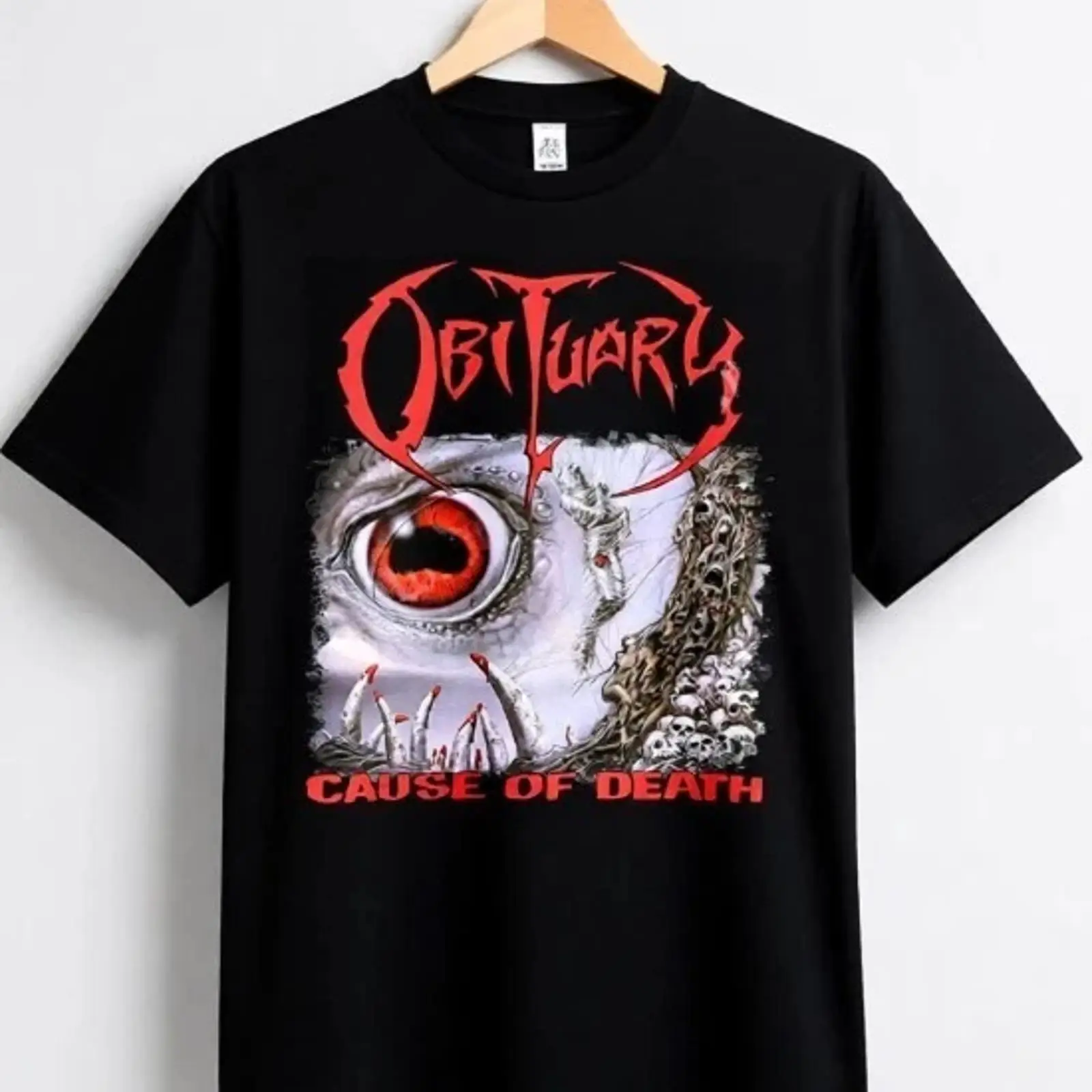 Vintage Fashion Obituaries - T-Shirt „Obituary Cause Of Death“ aus