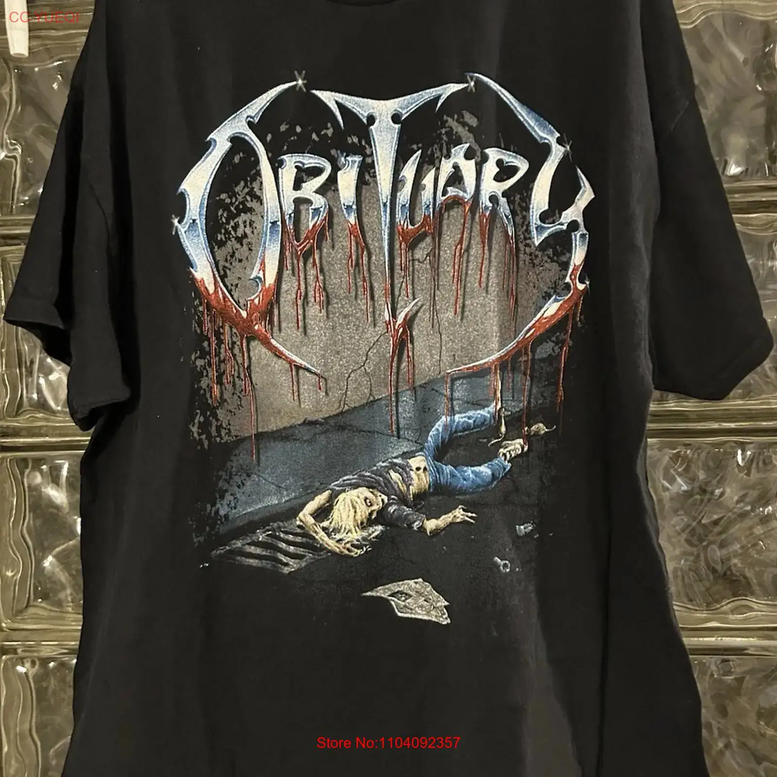 Vintage Fashion Obituaries - Obituary T-Shirt in Schwarz, Reprint für