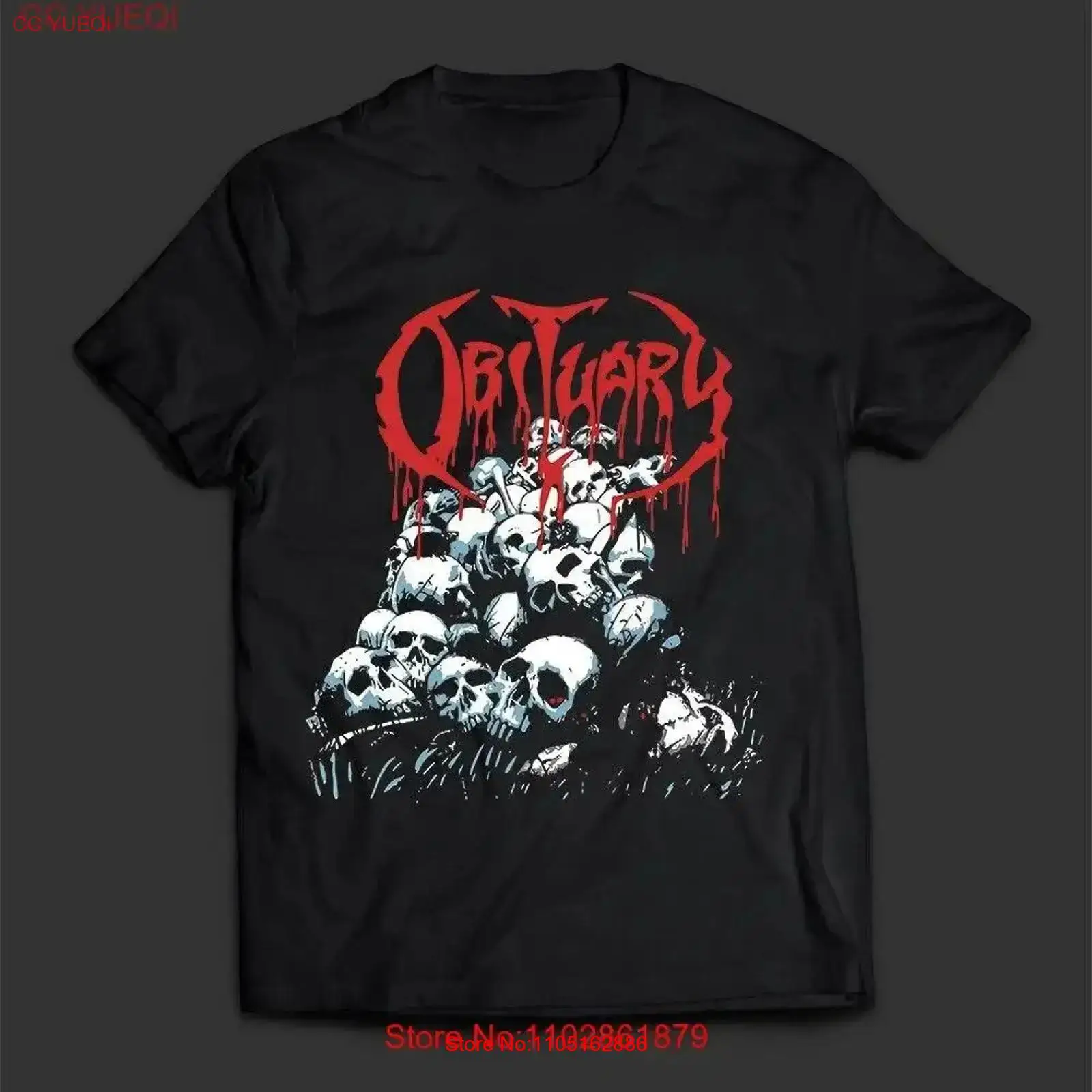 Vintage Fashion Obituaries - OBITUARY Band Cause of Death Baumwolle
