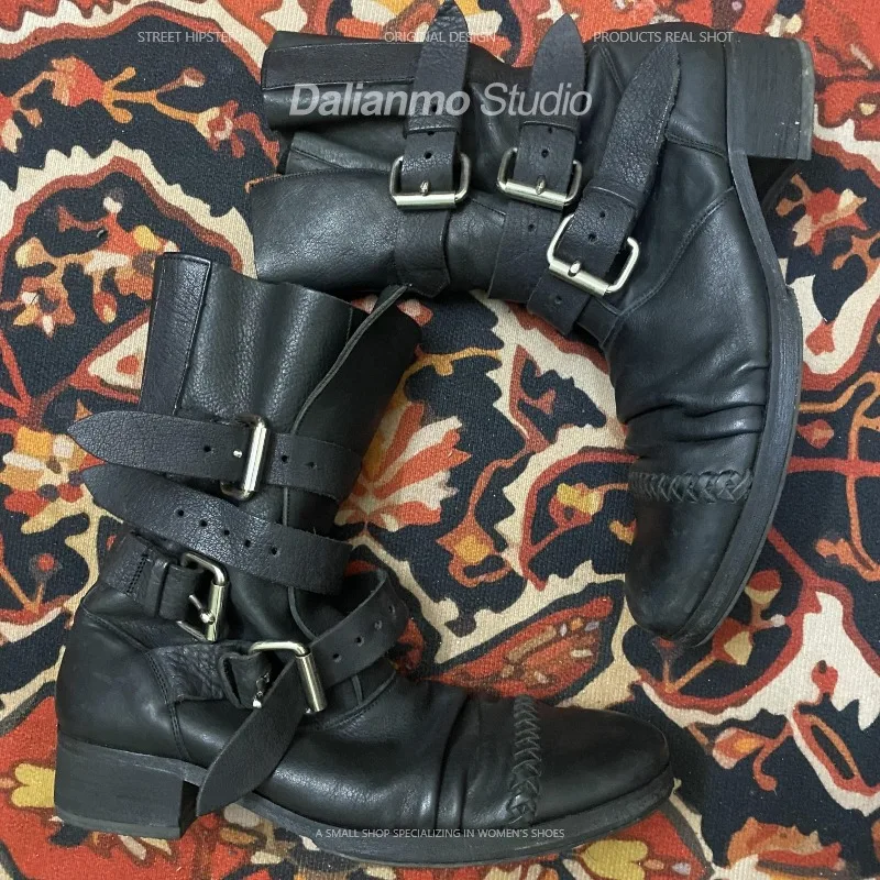 Modische Herren-Motorradstiefe – Vintage Fashion For Mens Bewertung und Preis
