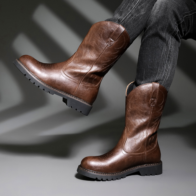 Mode Herren Cowboy Stiefel Neu – Vintage Fashion For Mens Bewertung und Preis