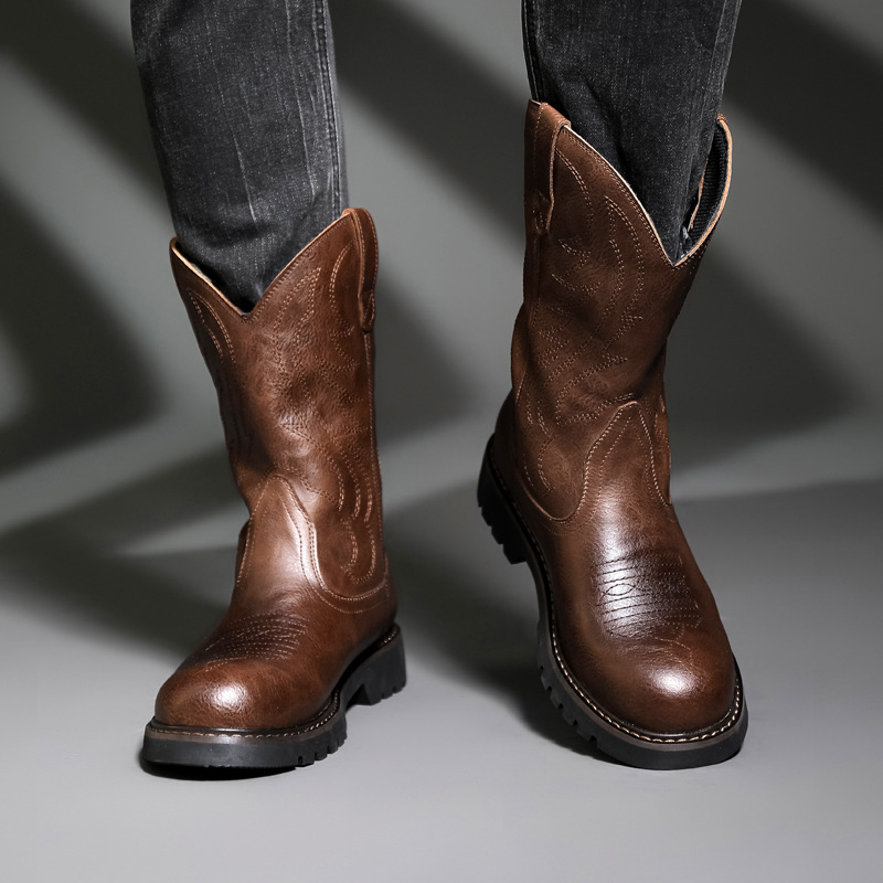 Mode Herren Cowboy Stiefel Neu – Vintage Fashion For Mens Bewertung und Preis