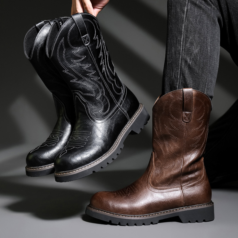 Mode Herren Cowboy Stiefel Neu – Vintage Fashion For Mens Bewertung und Preis